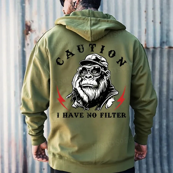 Caution I Have No Filter  Hoodies
