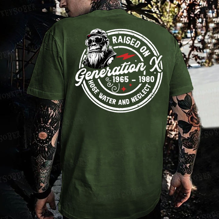 Raised On Generation, Hose Water And Neglect Monkey T-shirt