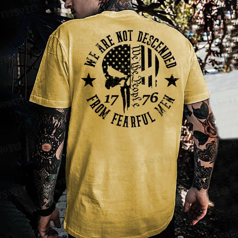 We Are Not Descended From Fearful Men Monkey T-shirt