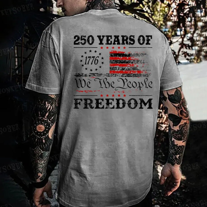 250 Years Of Freedom We The People1776-2026  Monkey T-shirt