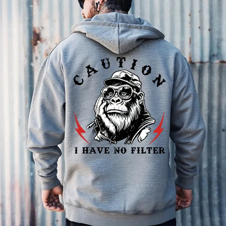 Caution I Have No Filter  Hoodies