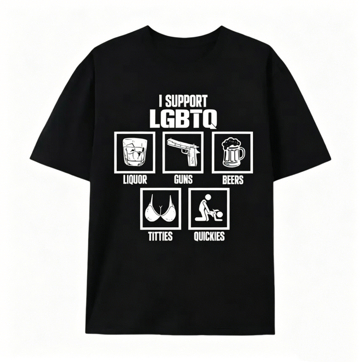 I Support LGBTQ Funny T-Shirt