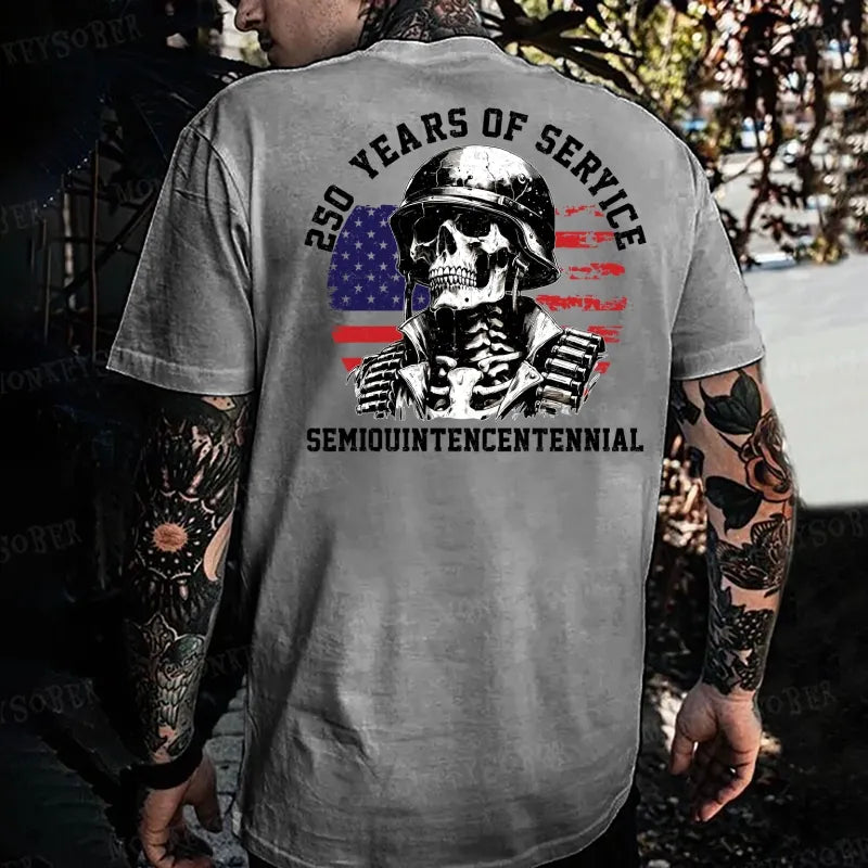 250 YEARS OF SERVICE SEMIOUINTENCENTENNIAL Monkey T-shirt