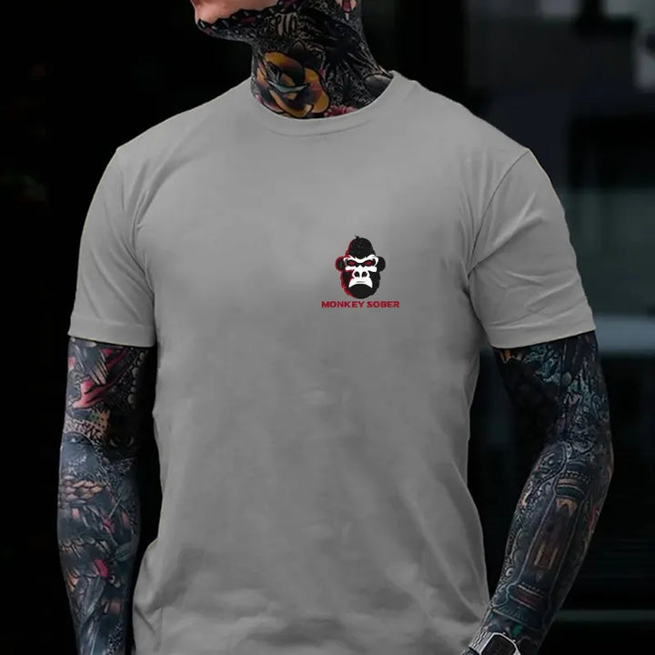 I'm A Simple Old Man I Am Grumpy And I Like Boobs Monkey T-shirt