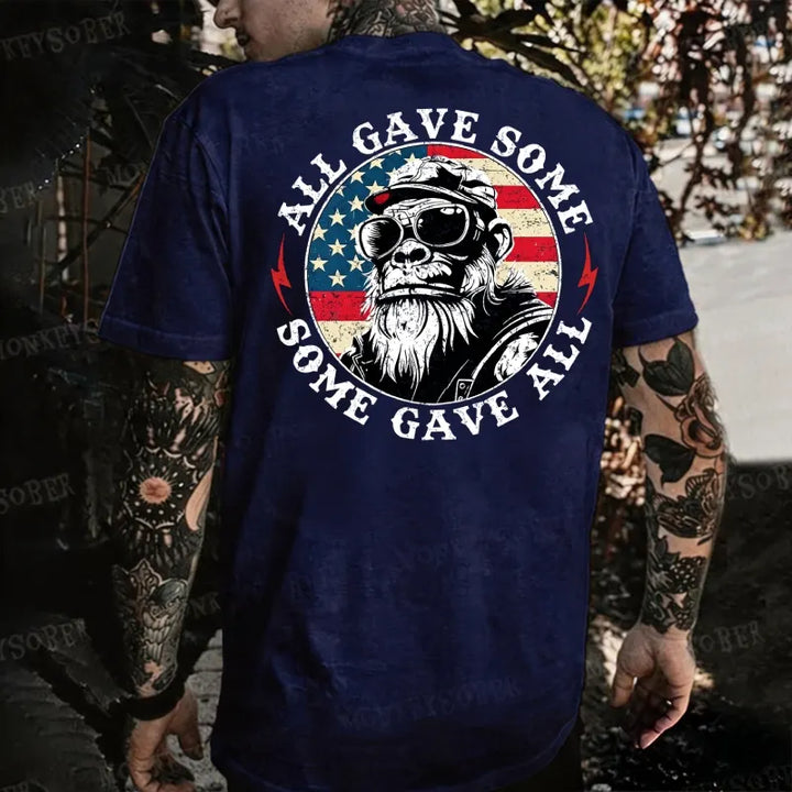 All Give Some, Some Give All Monkey T-shirt
