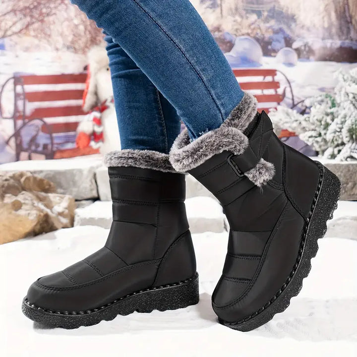 Women's Insulated Ankle Snow Boots – Stylish, Warm & Practical Cold-Weather Footwear
