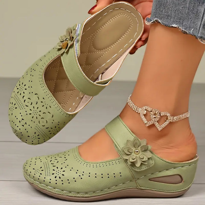 Women's Comfort Cutout Sandals – Breathable Slip-On Summer Shoes