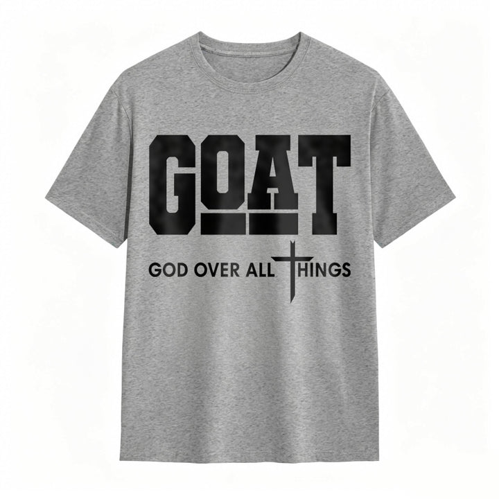 GOAT (“God Over All Things”) graphic T-shirt