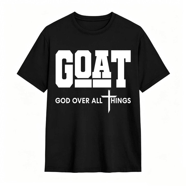GOAT (“God Over All Things”) graphic T-shirt