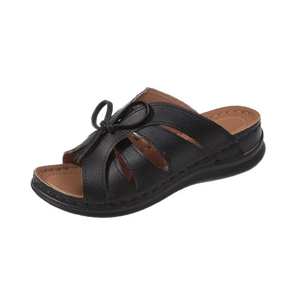 Women's Comfort Bowtie Slide Sandals