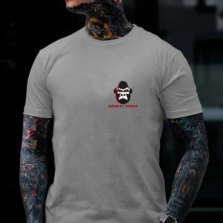 I'm Friendly，But My Wife Isn't.Don't Touch!  Monkey T-shirt