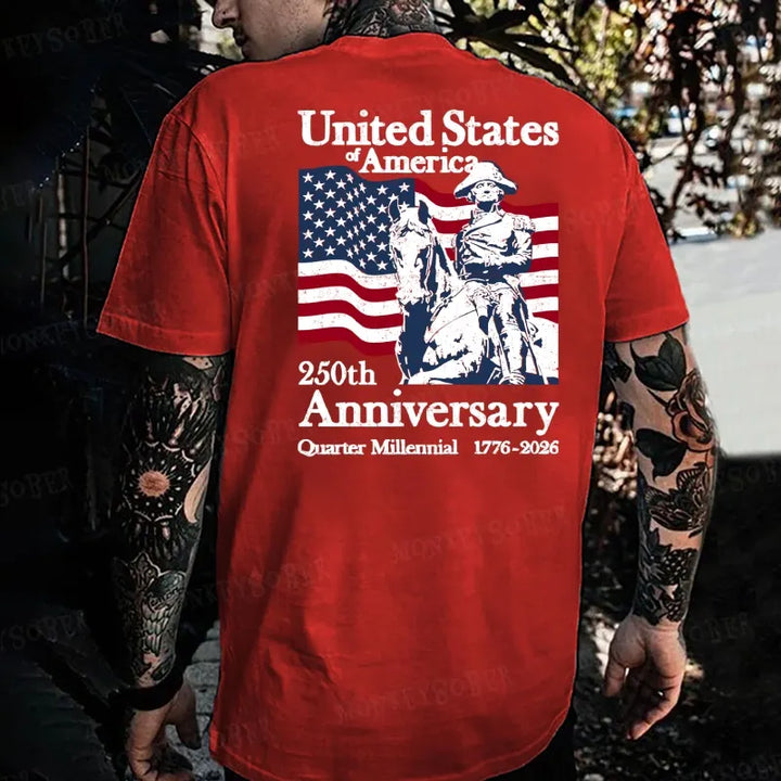 United States 250th Anniversary Quarter Millennial 1776-2026 T-shirt