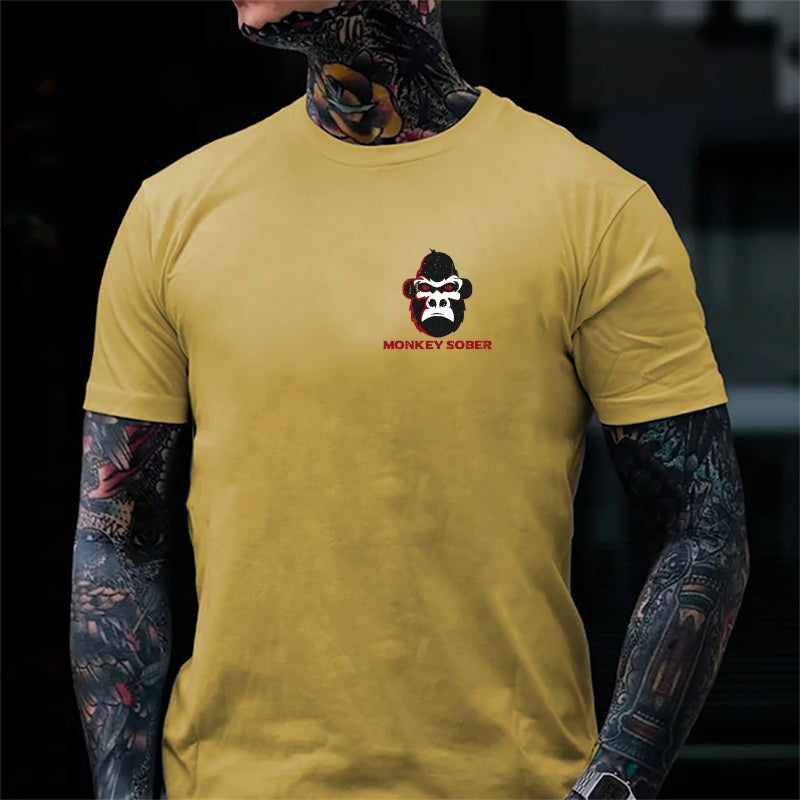 Land Of The Free Because Of The Brave Monkey T-shirt