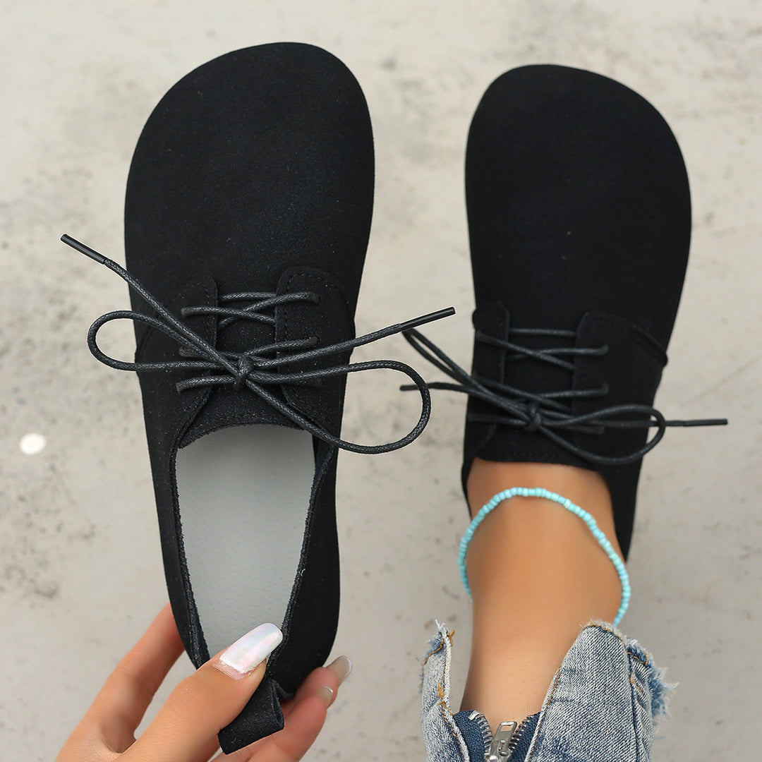 Women's Vintage Lace-Up Flat Mules