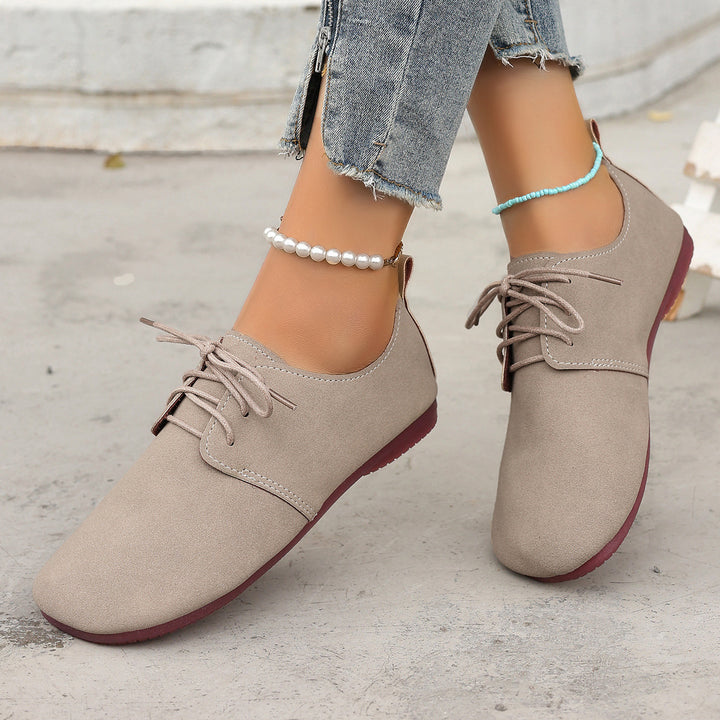 Women's Vintage Lace-Up Flat Mules