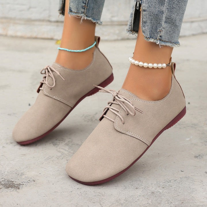 Women's Vintage Lace-Up Flat Mules
