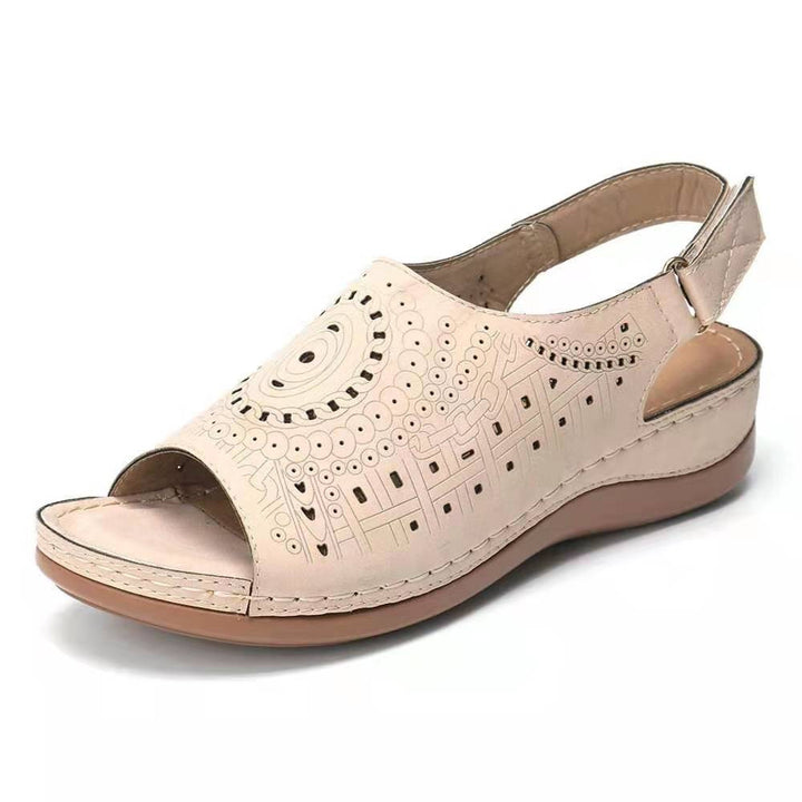 Breathable Hollow-Out Summer Sandals for Women – Comfortable Non-Slip Walking Shoes