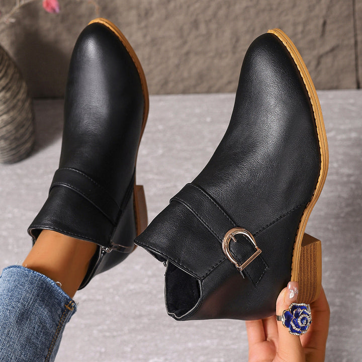 Women's Vintage Ankle Boots– Comfortable Everyday Boots for Fall & Winter