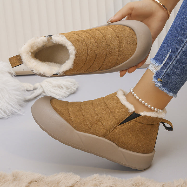 Women's Winter Comfort Boots – Warm, Waterproof Snow Boots for Cold Weather