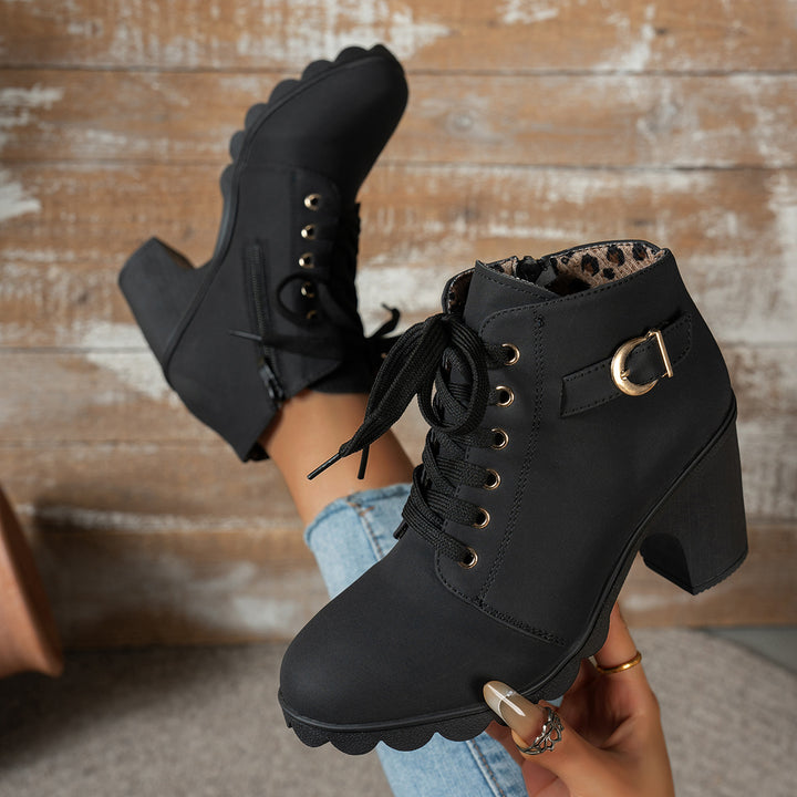 Women's Vintage Ankle Boots – Classic Boots for Fall & Winter