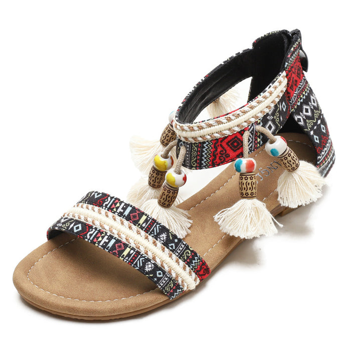 Women's Boho Wedge Sandals – Comfortable, Stylish & Perfect for Summer Travel