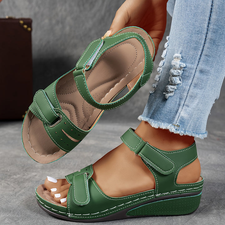 Women's Comfortable Wedge Sandals – Breathable Open-Toe Summer Shoes