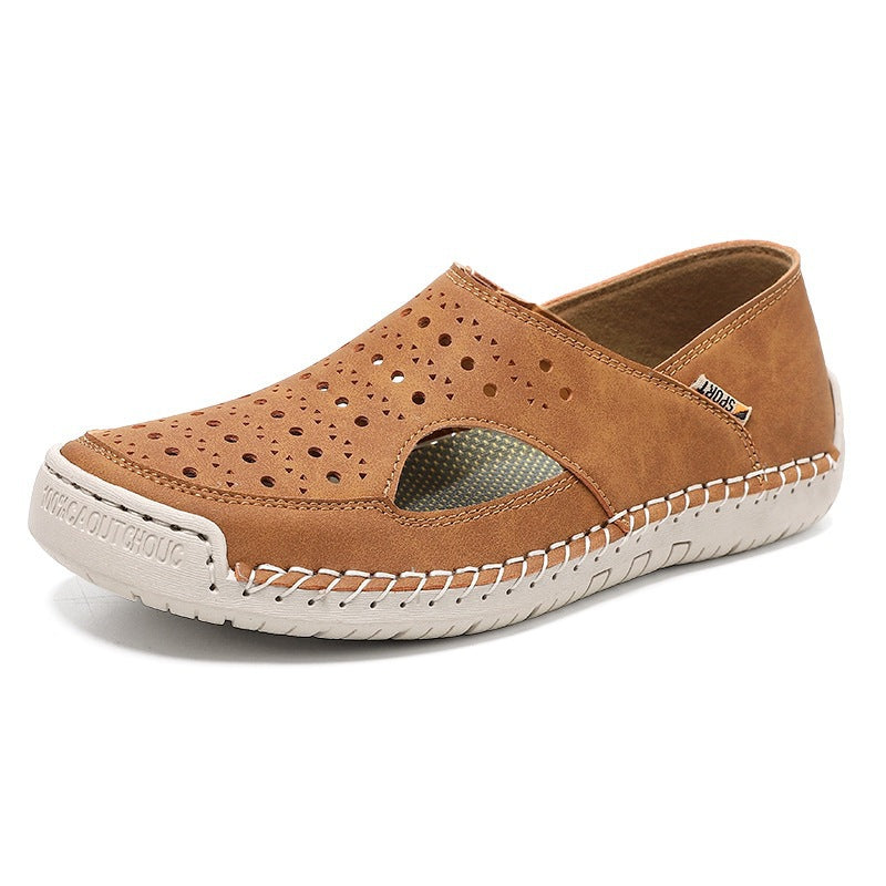 Women's Comfort Sandals – Non-Slip Hook & Loop Work & Casual Shoes