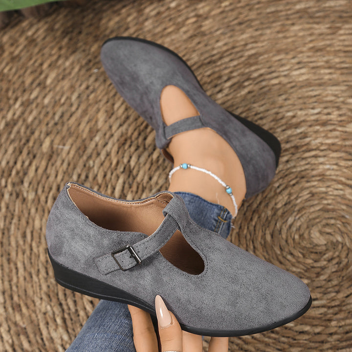Women's Platform Wedge Shoes – Comfortable Everyday Slip-On Flats