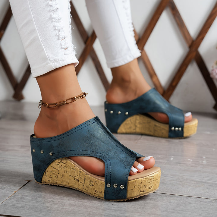 Women's Retro Wedge Sandals – Comfortable Summer Shoes