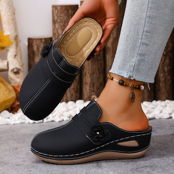 Women's Floral Sandals – Lightweight Comfortable Shoes