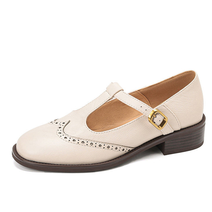 Vintage Leather Mary Jane Shoes