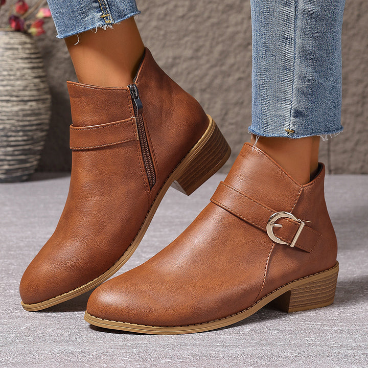 Women's Vintage Ankle Boots– Comfortable Everyday Boots for Fall & Winter