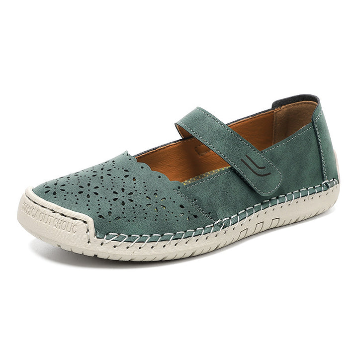 Women's Mary Jane Sandals – Comfortable Hook & Loop Summer Shoes
