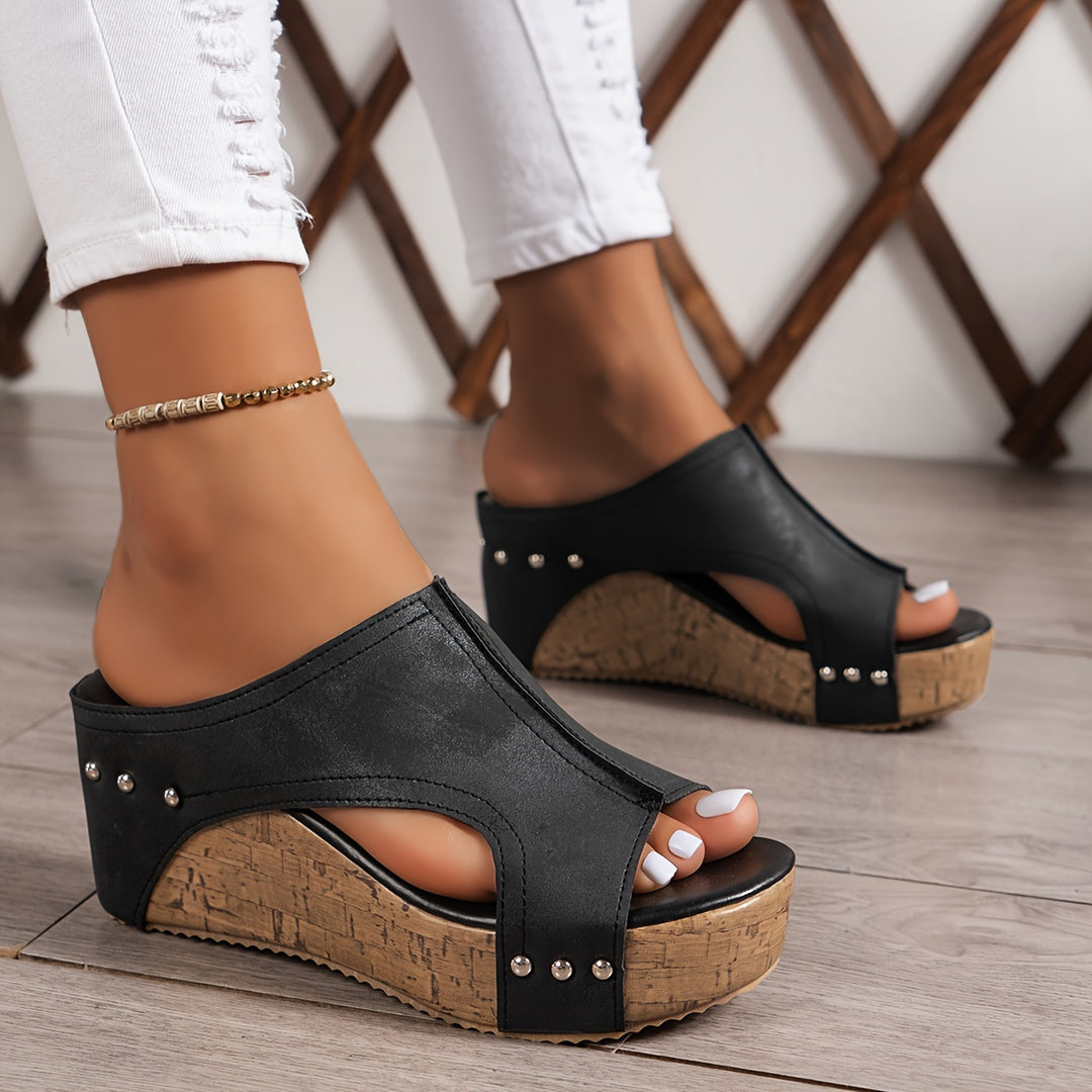Women's Retro Wedge Sandals – Comfortable Summer Shoes