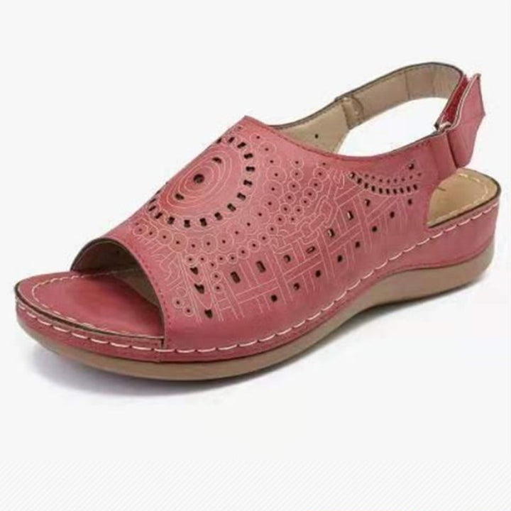 Breathable Hollow-Out Summer Sandals for Women – Comfortable Non-Slip Walking Shoes