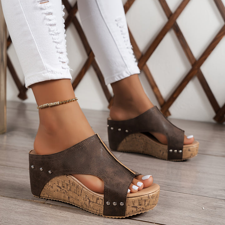 Women's Retro Wedge Sandals – Comfortable Summer Shoes