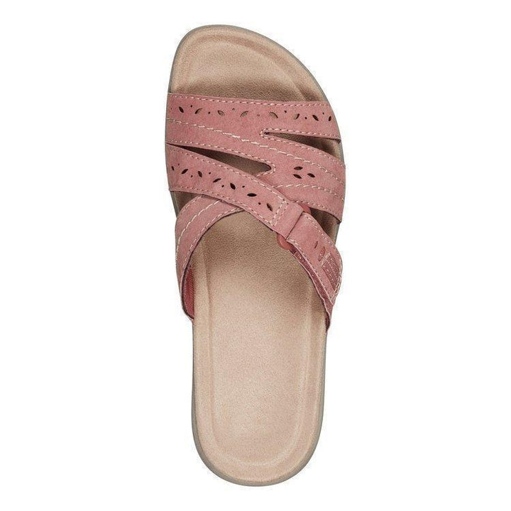 Orthopedic Slide Sandals for Women - Non-slip Soft Footbed Casual Summer Slippers