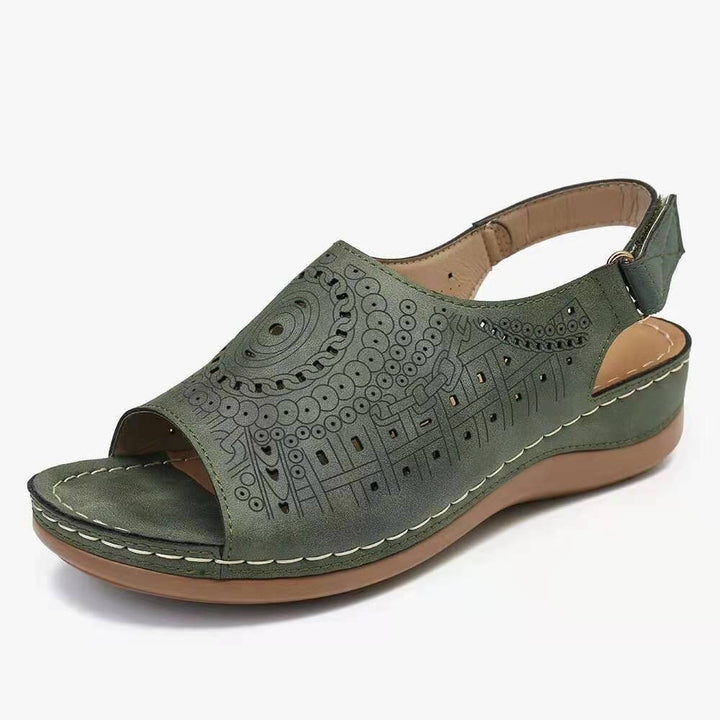 Breathable Hollow-Out Summer Sandals for Women – Comfortable Non-Slip Walking Shoes