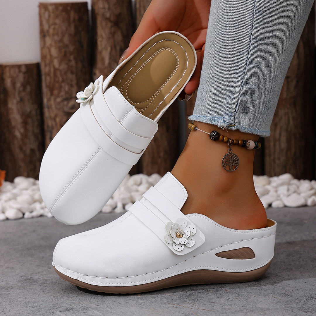 Women's Floral Sandals – Lightweight Comfortable Shoes