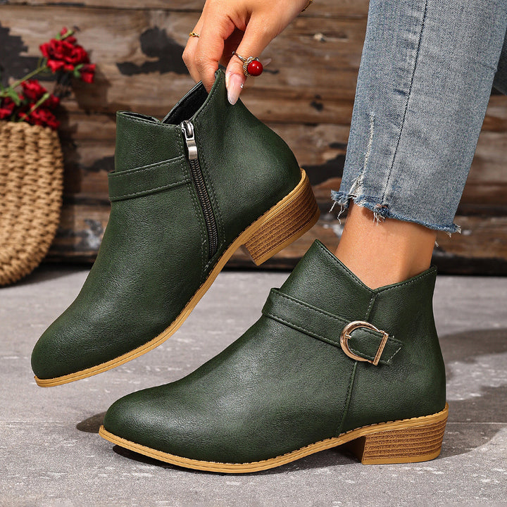 Women's Vintage Ankle Boots– Comfortable Everyday Boots for Fall & Winter