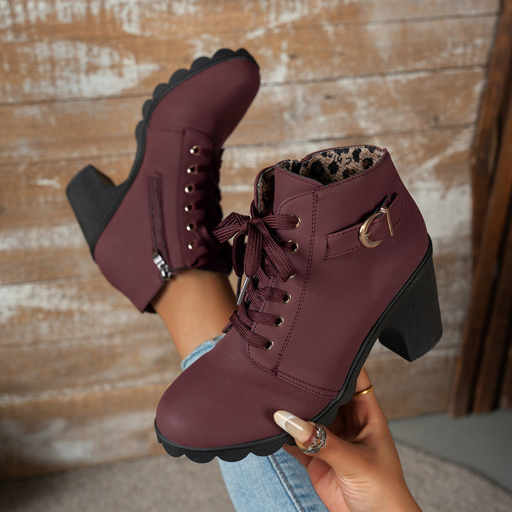 Women's Vintage Ankle Boots – Classic Boots for Fall & Winter