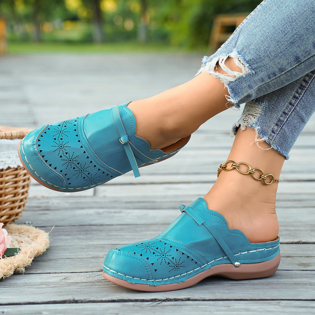 Women's Bow Comfort Clogs – Easy Slip-On Summer Sandals