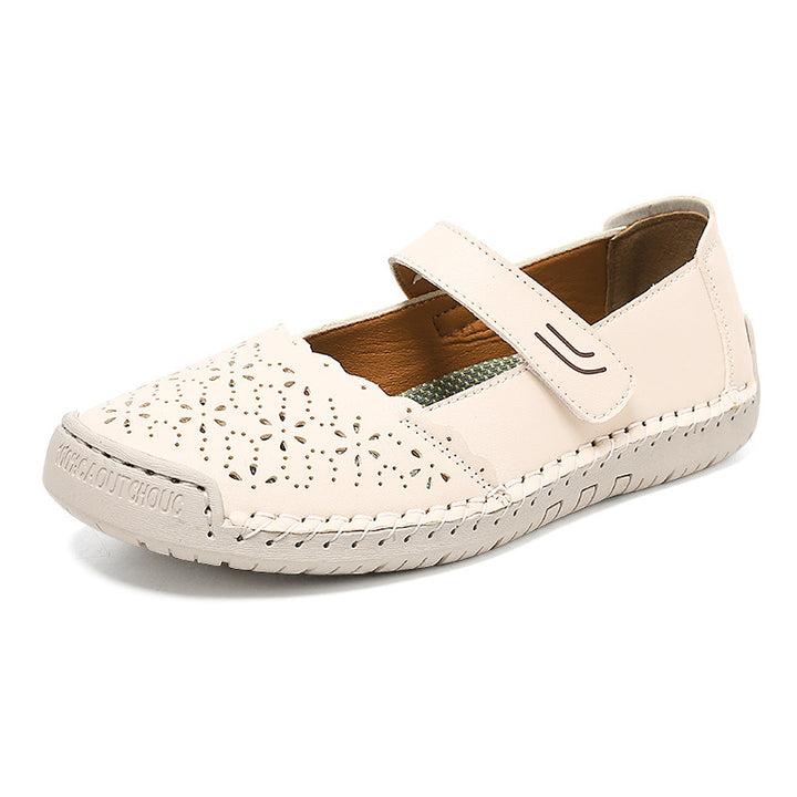 Women's Mary Jane Sandals – Comfortable Hook & Loop Summer Shoes