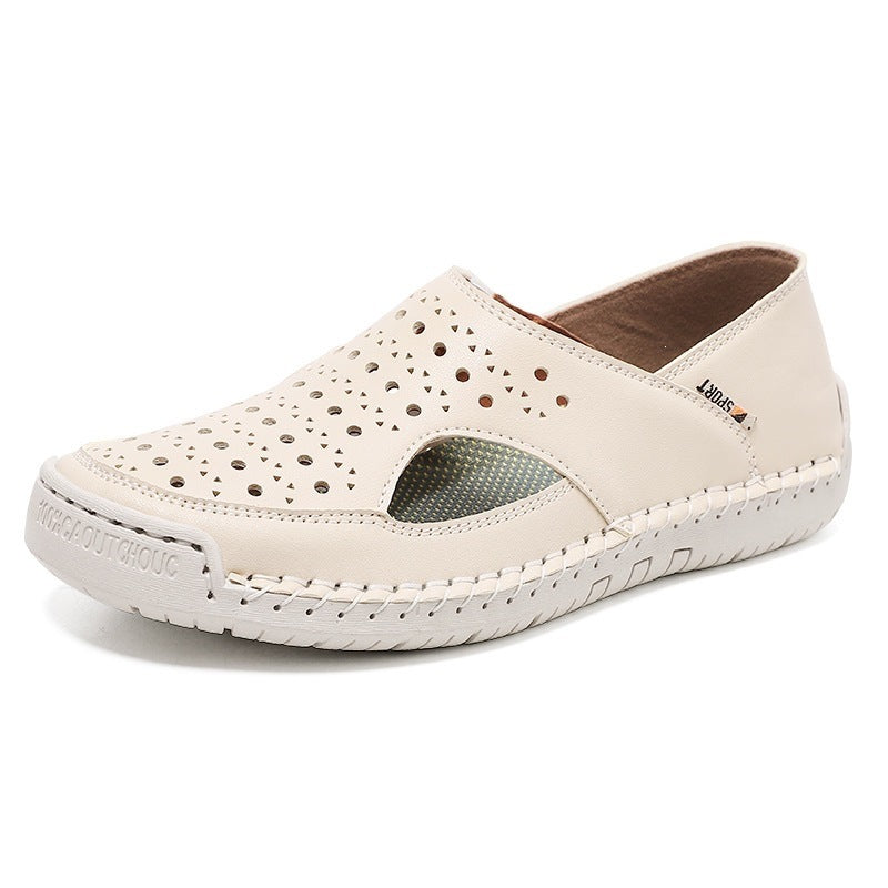 Women's Comfort Sandals – Non-Slip Hook & Loop Work & Casual Shoes