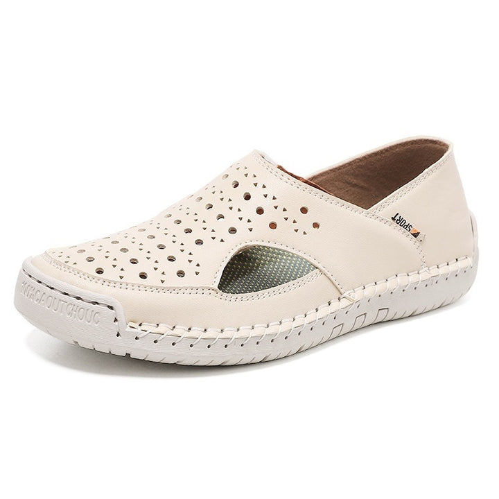 Women's Comfort Sandals – Non-Slip Hook & Loop Work & Casual Shoes