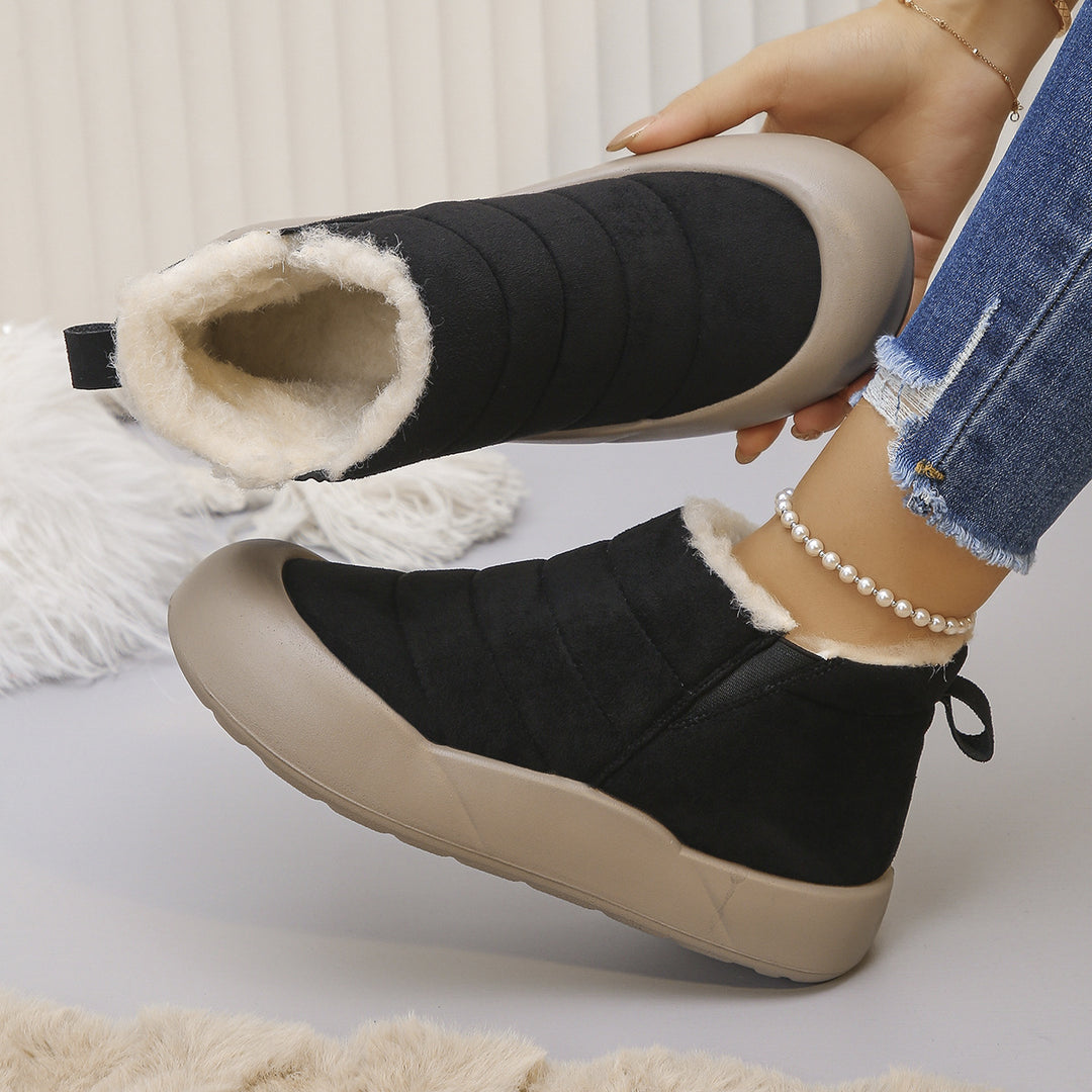 Women's Winter Comfort Boots – Warm, Waterproof Snow Boots for Cold Weather