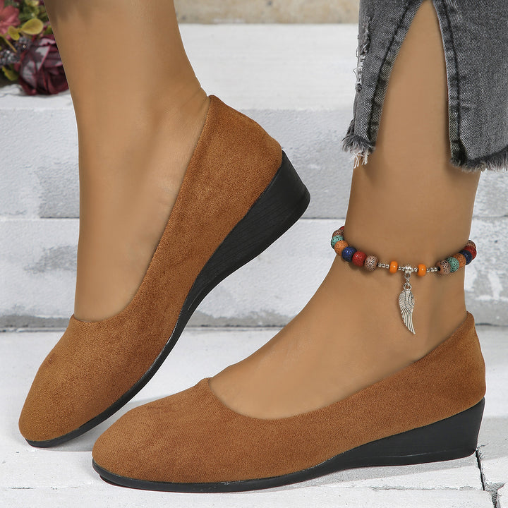 Women's Platform Wedge Walking Shoes – Easy Fit for Travel & Daily Wear