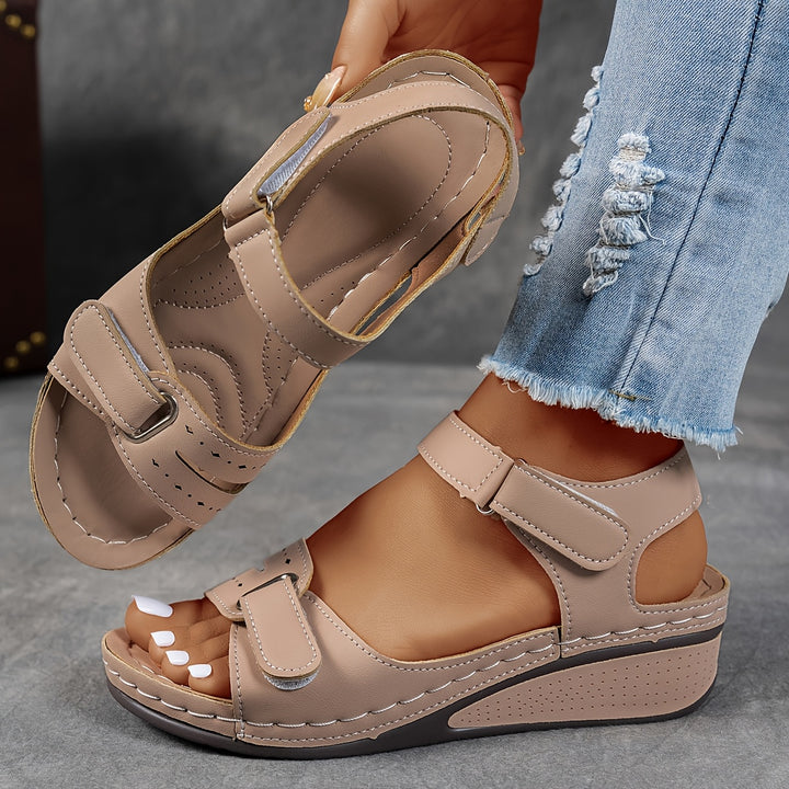 Women's Comfortable Wedge Sandals – Breathable Open-Toe Summer Shoes