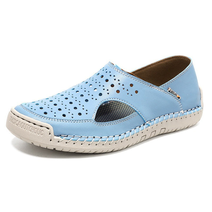 Women's Comfort Sandals – Non-Slip Hook & Loop Work & Casual Shoes