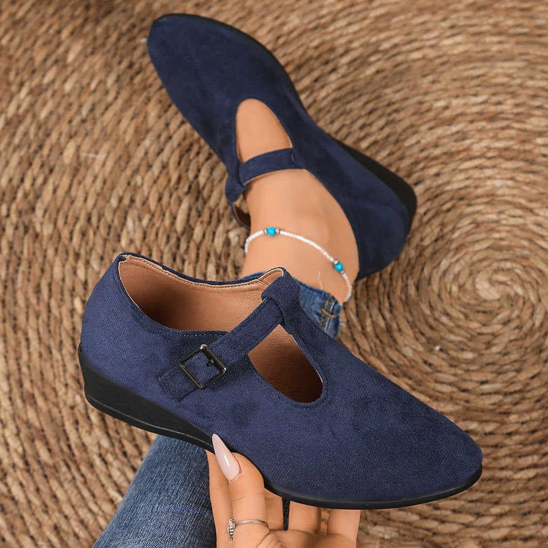 Women's Platform Wedge Shoes – Comfortable Everyday Slip-On Flats